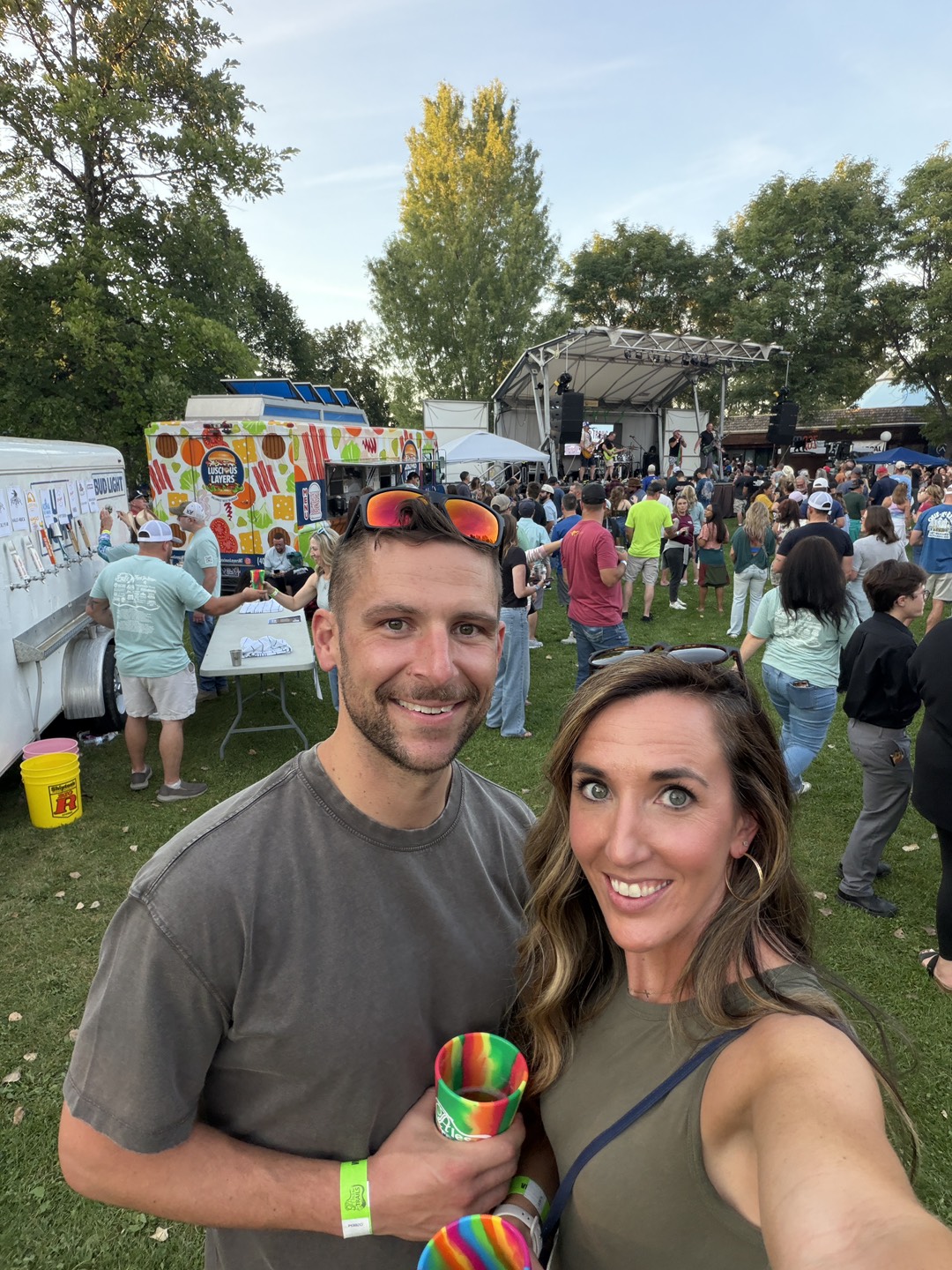 Attendees taking a selfie at Billings TrailNet Ales for Trails