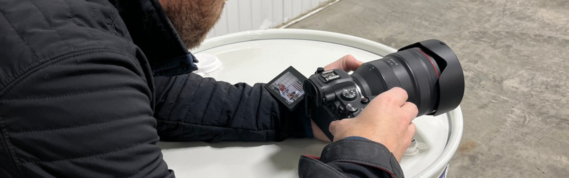 Photo of Kinetic photographer, capturing product photography